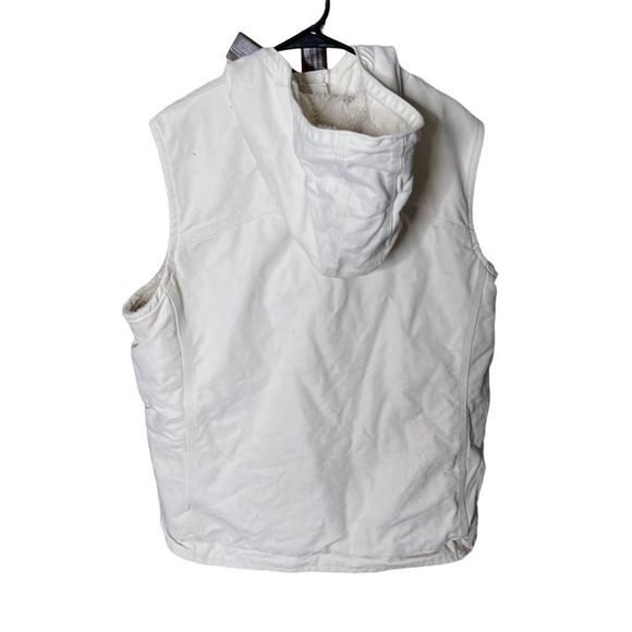 Carhartt Canvas Hooded Sherpa Vest Womens XXL - Picture 3 of 4